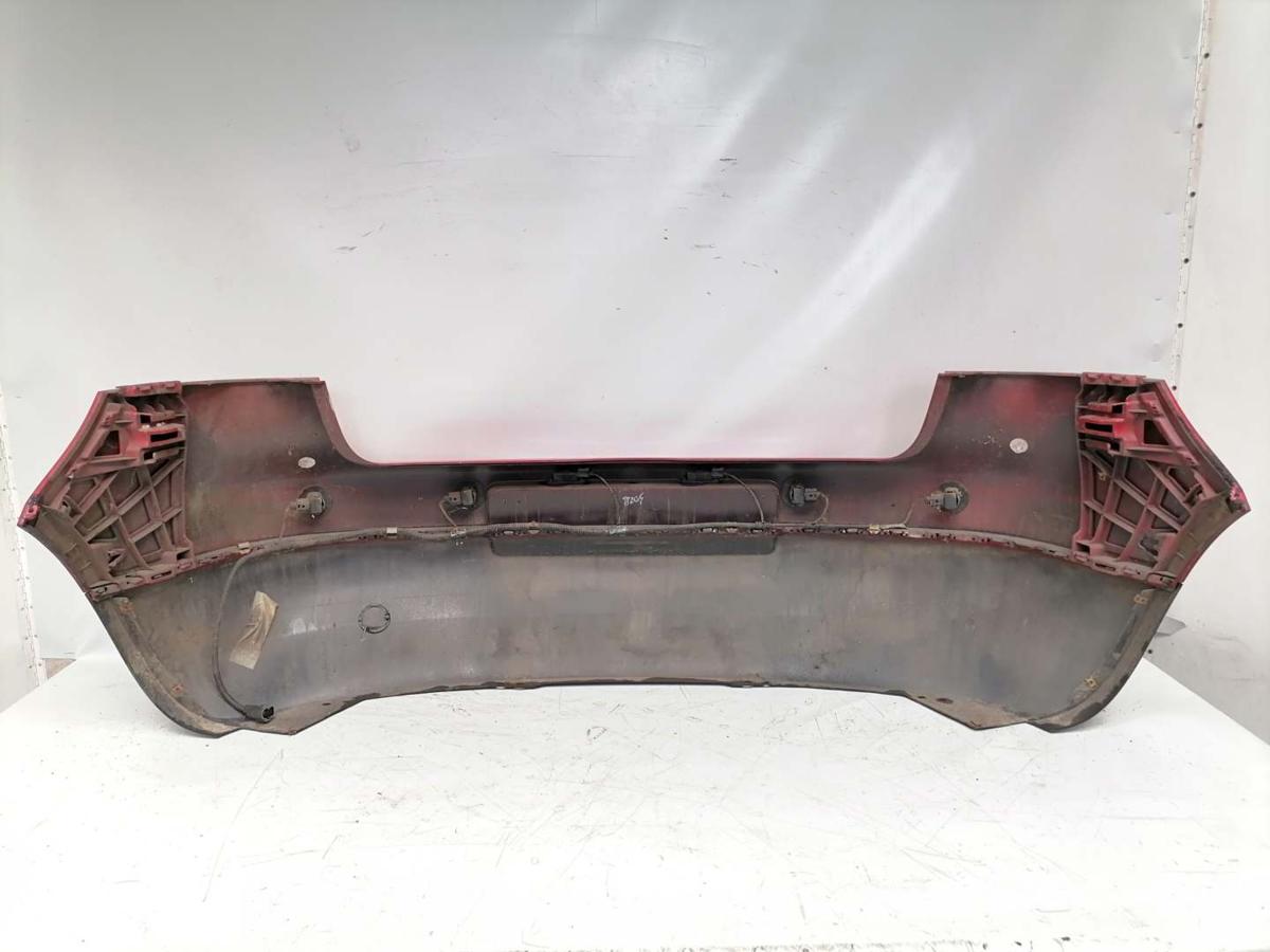 VW Golf V original Stoßstange Stoßfänger hinten LY3D Tornadorot BJ04